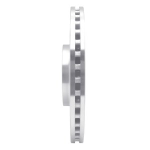 Audi TTS Quattro Brake Rotor (1) - Front Right - R1 Concepts - Drilled & Slotted - Silver - `12-`25